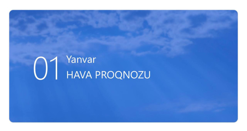 Hava proqnozu