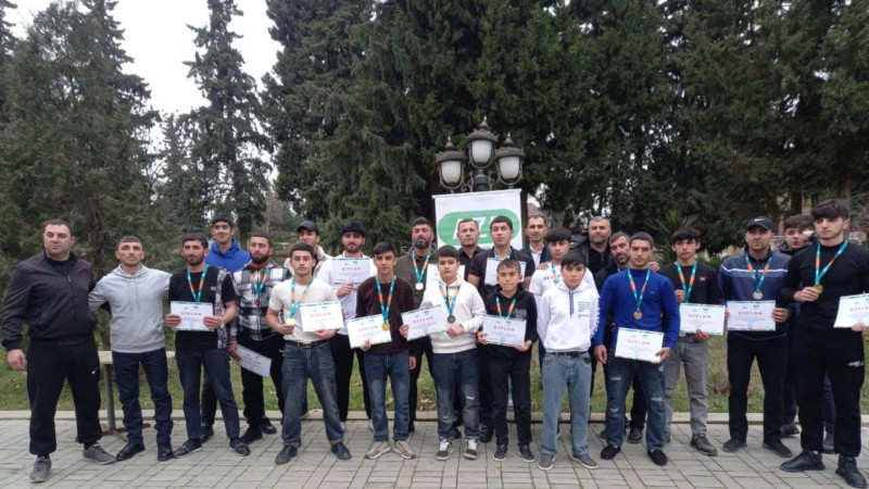 Şabranda qol güləşi üzrə çempionat keçirilib - FOTO