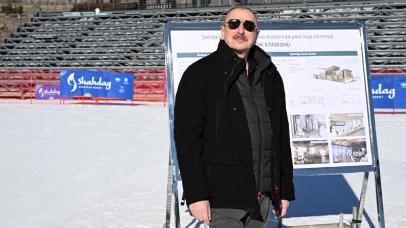 Prezident ailə üzvləri ilə Şahdağ Turizm Kompleksində - FOTO - YENİLƏNİB              