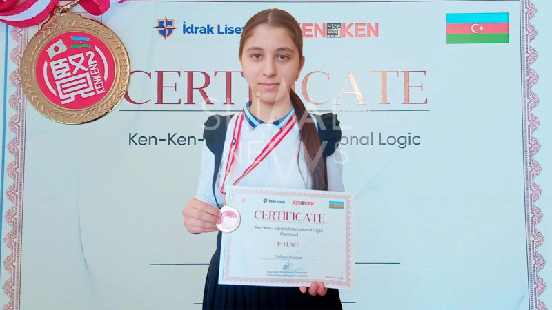 Şabranlı şagird olimpiada birincisi oldu