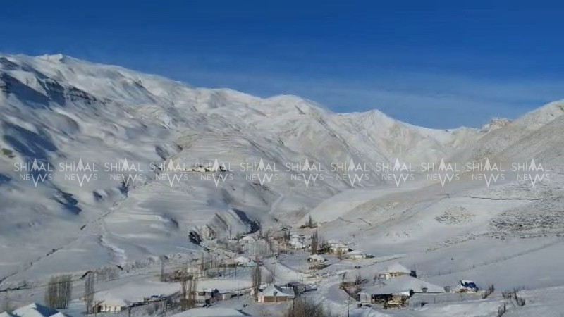 Quba və Qusar ağ örpəyə bürünüb -VİDEO