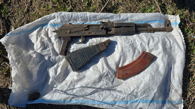 İsmayıllıda “Kalaşnikov” avtomatı aşkarlanıb