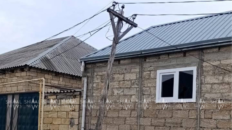 Şimalın bitməyən “dirək” problemi – Bu dəfə xaçmazlılar narazıdırlar - FOTO