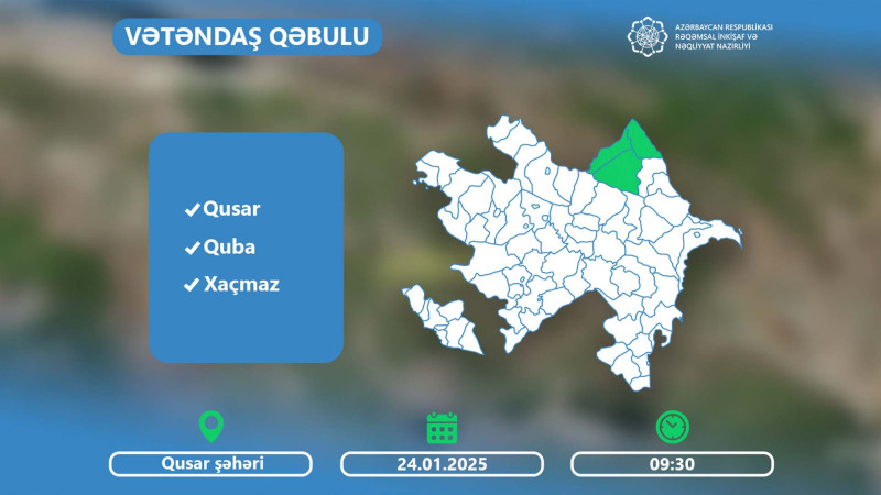 Rəşad Nəbiyev vətəndaşları qəbul edəcək