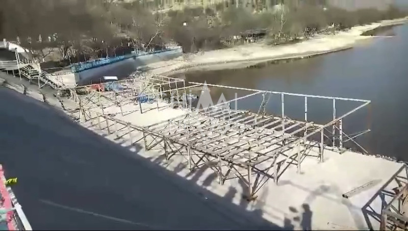 İsmayıllıda dövlət mülkiyyəti özəlləşdirilir? - Aşıqbayramlı su anbarında restoran tikilir - VİDEO