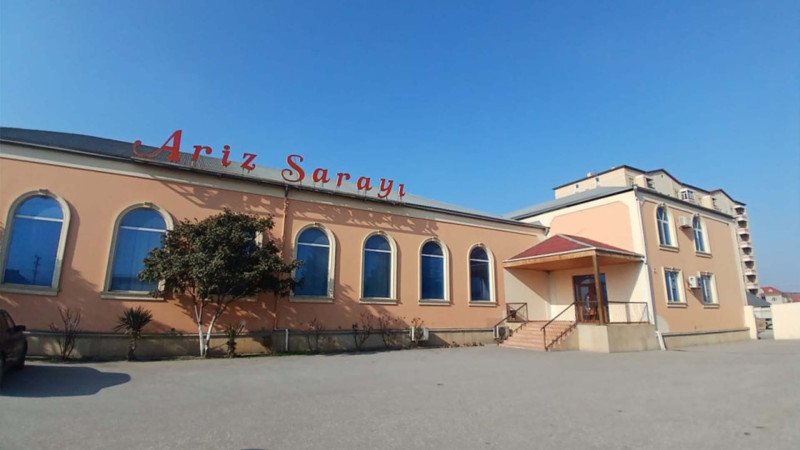 Xaçmazda “Ariz” şadlıq sarayı bağlandı - VİDEO