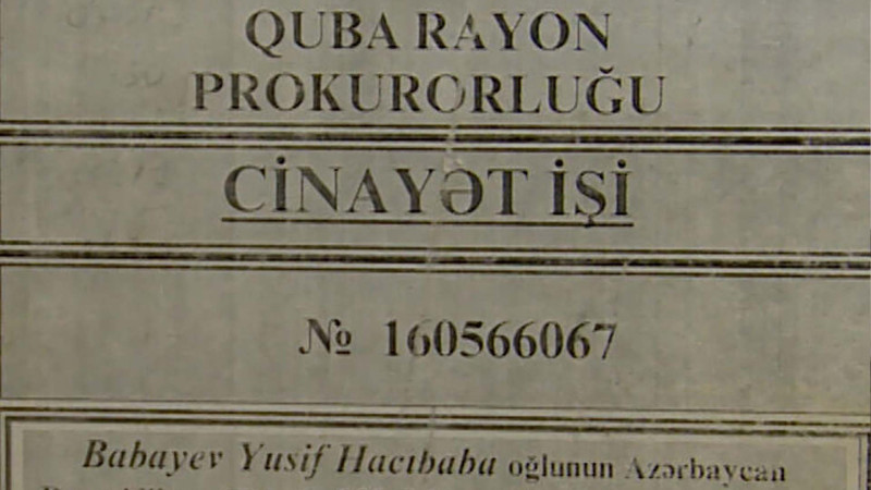 Qubada Lotu Yusifin CİNAYƏTİ - TƏFFƏRÜTLAR
