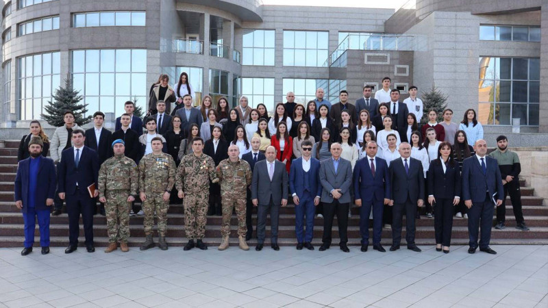 Qusarda gənclərlə görüş keçirilib - FOTO