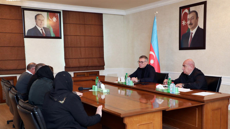 İsmayıllı sakinləri Azər Məmmədova qazla bağlı problemləri çatdırdılar