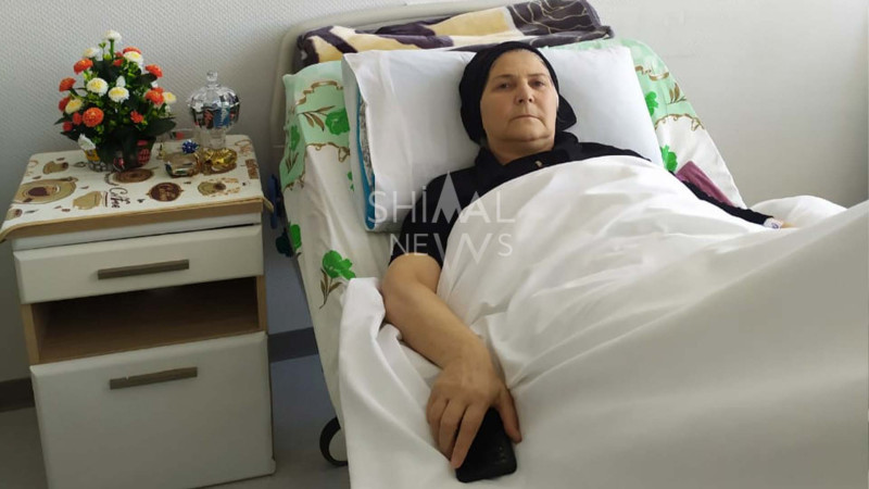 Xaçmazda şəhid anası xəsarət alıb - FOTO