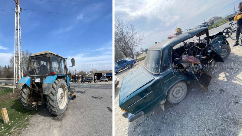 Şabranda qəza - Ölən və yaralananlar var - FOTO