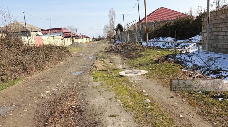 Xaçmazda asfaltsız küçələrin sakinləri ümidsizdirlər