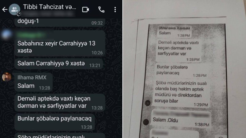 “Köhnə dərmanları şöbələrə paylayın” – Qusarda yaşanan ŞOK
