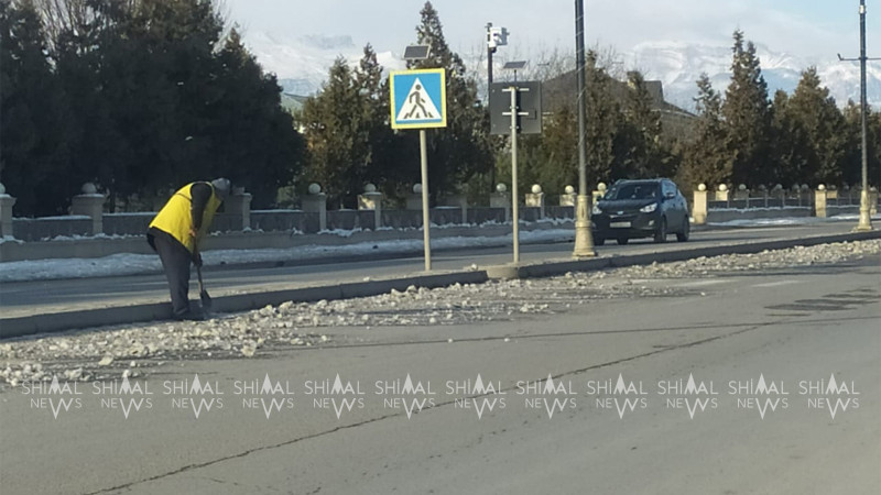 Qubada aparılan təmizlik işləri qəza riskini artırır - VİDEO