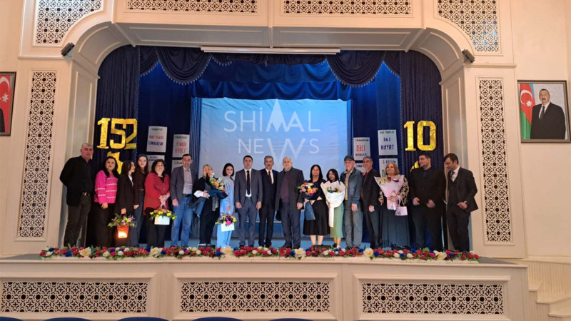 Xaçmaz Xalq Teatrının 10 illik yubileyi qeyd olunub - FOTO