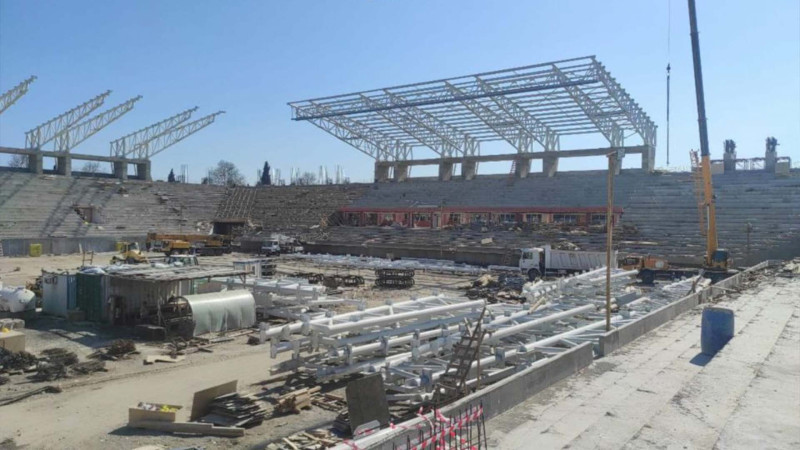 Qusar şəhər stadionunda dirçəliş var