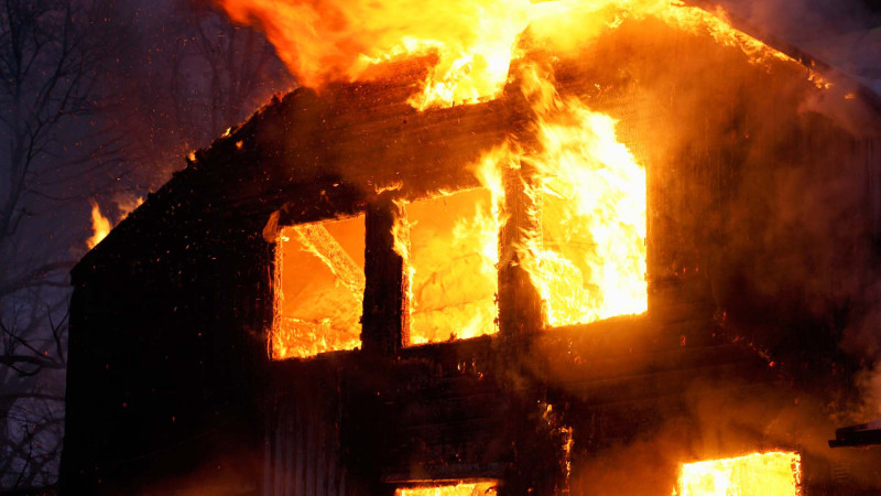 Xaçmazda yanğın baş verib