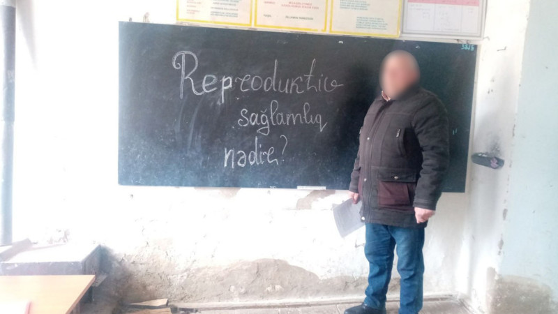 Qusar məktəbinin cəsarətli rəhbərliyi – Soyuq sinifdə sağlamlıqdan danışmaq