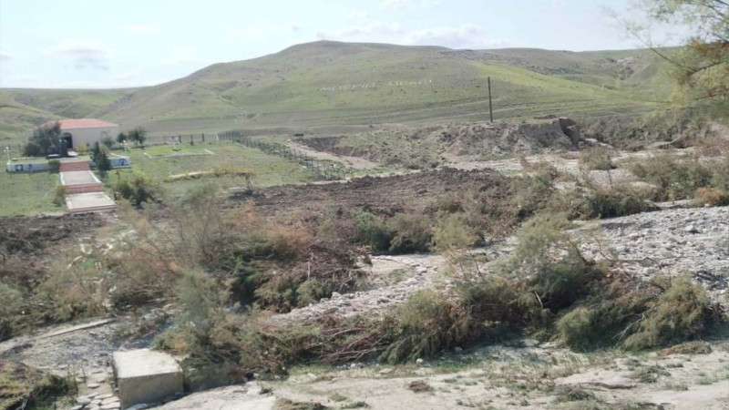 Xızıda uçan körpü bərpa edilib