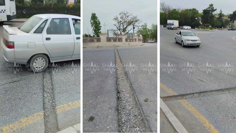 Bu yolda sürücüləri fikirləşən yoxdur - VİDEO