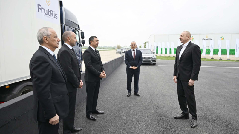 Prezident Qusara səfər edib - FOTO