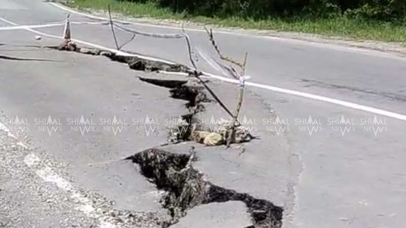 Bakı-Şamaxı-Yevlax avtomagistralı çöküb - VİDEO