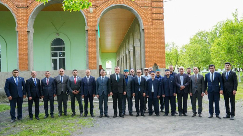 Ramin Məmmədov Zaqatala məscidlərini ziyarət edib - FOTO