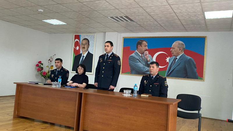 Qusarda Polis Akademiyasına qəbulla bağlı görüş keçirilib