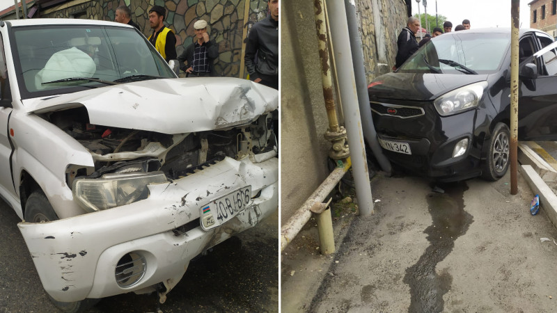 Qubada zəncirvari qəza - Səbəbkar hadisə yerindən qaçdı