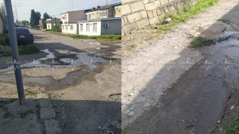 Qubada şəhid adını daşıyan küçədə natəmizlik - VİDEO