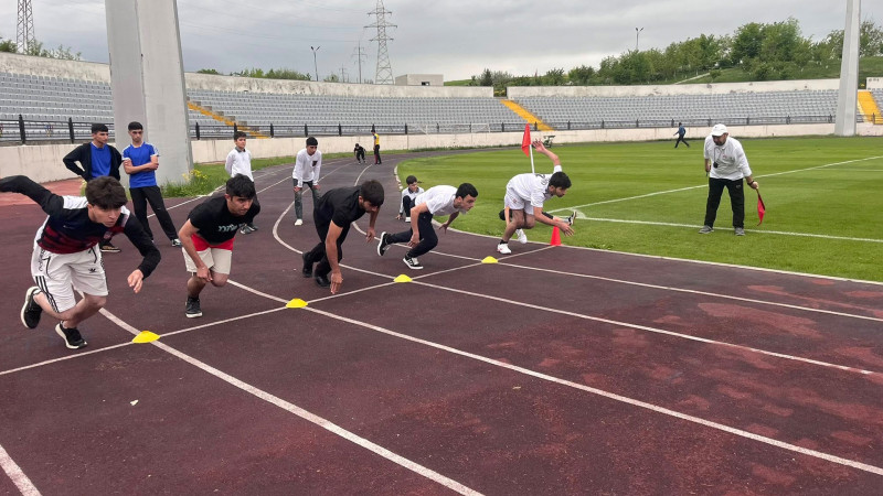 Qubada atletika üzrə rayon birinciliyi - FOTO