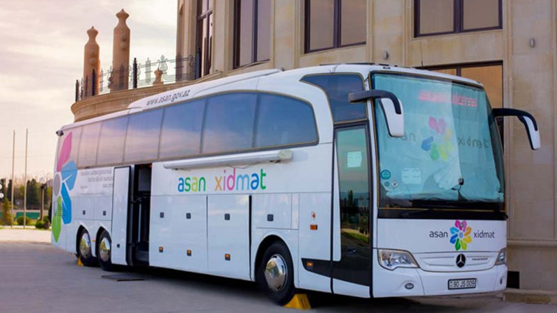 Mayda bu rayonlarda səyyar ASAN xidmət göstəriləcək