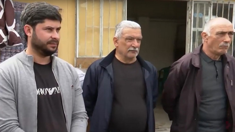 Xaçmaz bazarında yer-hasar davası – VİDEO