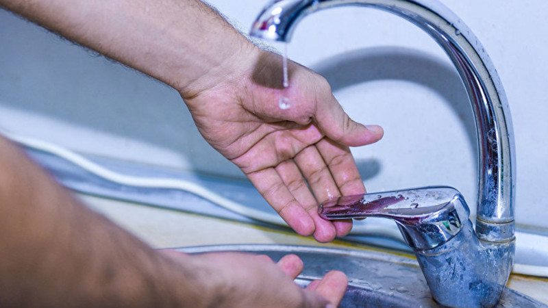 Şabranın mərkəzində içməli su böhranı - VİDEO