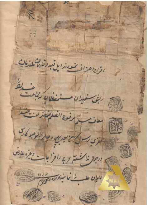 Arxivdə ən qədim sənədlər Quba xanlarının fərmanlarıdır