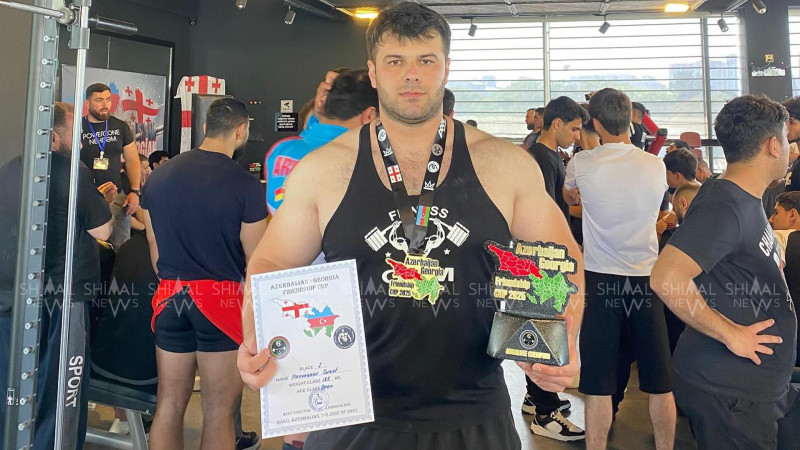 Qusarlı Surət Pirnəzərov Azərbaycan rekordunu qırdı - VİDEO