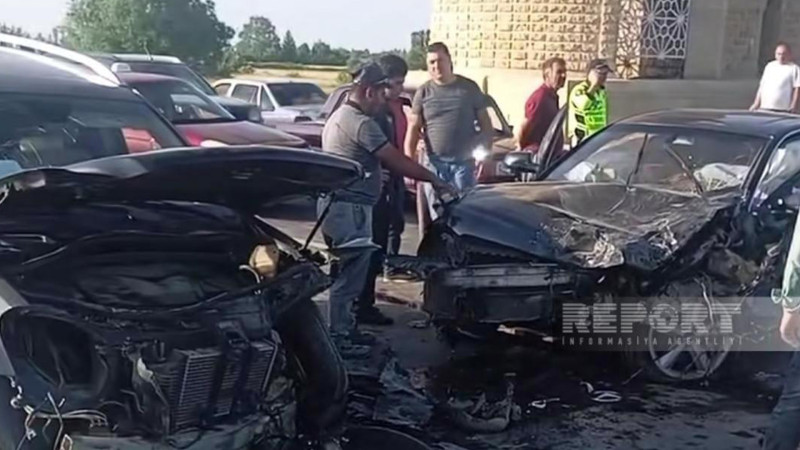 Xaçmazda avtomobil qəzası olub, xəsarət alanlar var