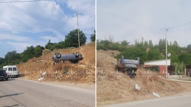 Qusarda avtomobil piyadanı vurub, sonra aşıb – ANBAAN VİDEO