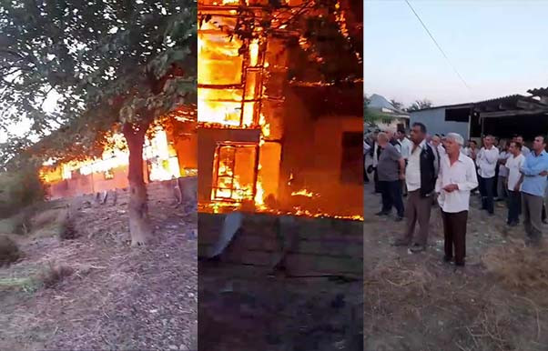 İsmayıllıda 4 otaqlı ev yanıb - VİDEO