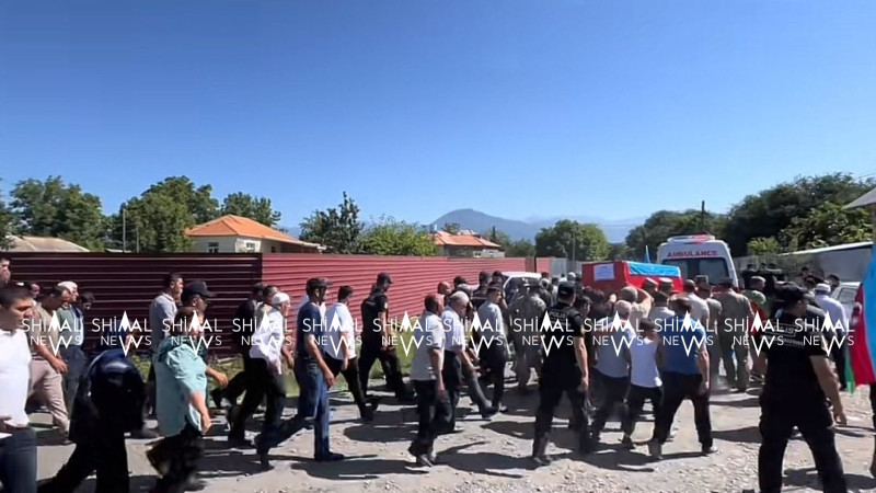 Qəzada vəfat edən zaqatalalı hərbi qulluqçu dəfn edilib - VİDEO