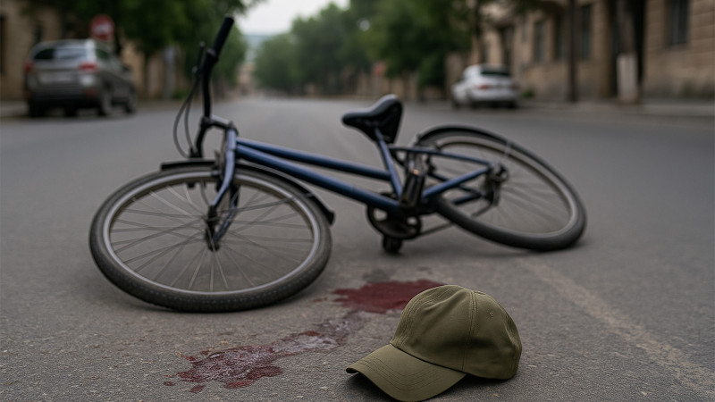 İsmayıllıda velosipedlə vurulan piyada xəstəxanada ölüb
