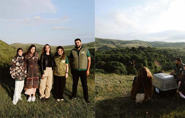 Leyla Əliyeva və Arzu Əliyeva Altıağac Milli Parkını ziyarət ediblər