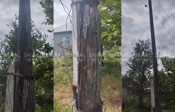 Xaçmazda təhlükə saçan işıq dirəkləri – FOTO