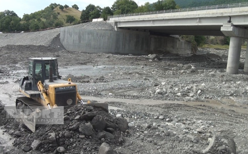 İsmayıllıda sel təhlükəsinə qarşı tədbirlər görülüb