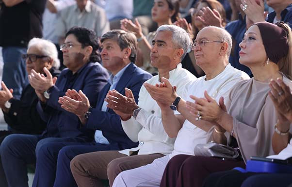 Dövlət xadimləri XIV Qəbələ Beynəlxalq Musiqi Festivalında - FOTO