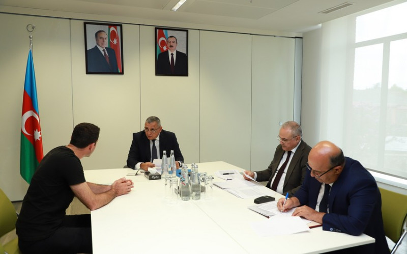 Mürsəl İbrahimov Qaxda vətəndaşları qəbul edib