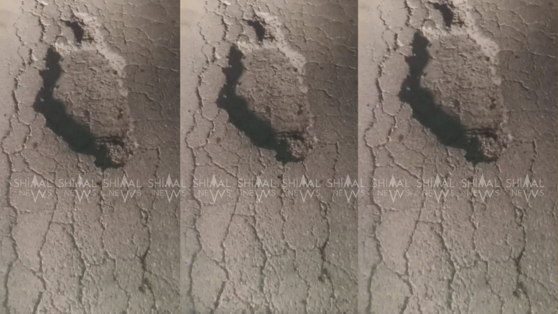 Quba-Xaçmaz yolunda təhlükə - VİDEO