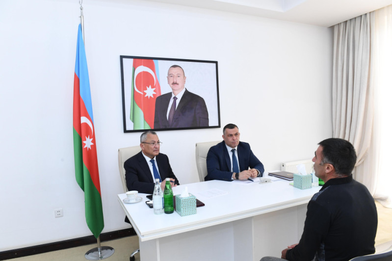 Qubada keçmiş məcburi köçkünlərin müraciətləri dinlənilib