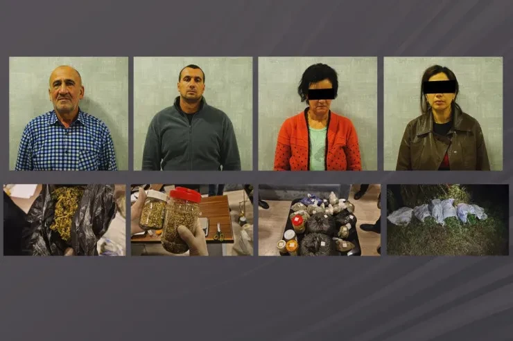 Oğuzda əməliyyat: Bir ailənin 4 üzvü saxlanıldı