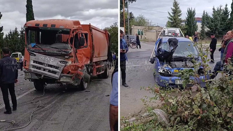 Şabranda qəza baş verib - VİDEO